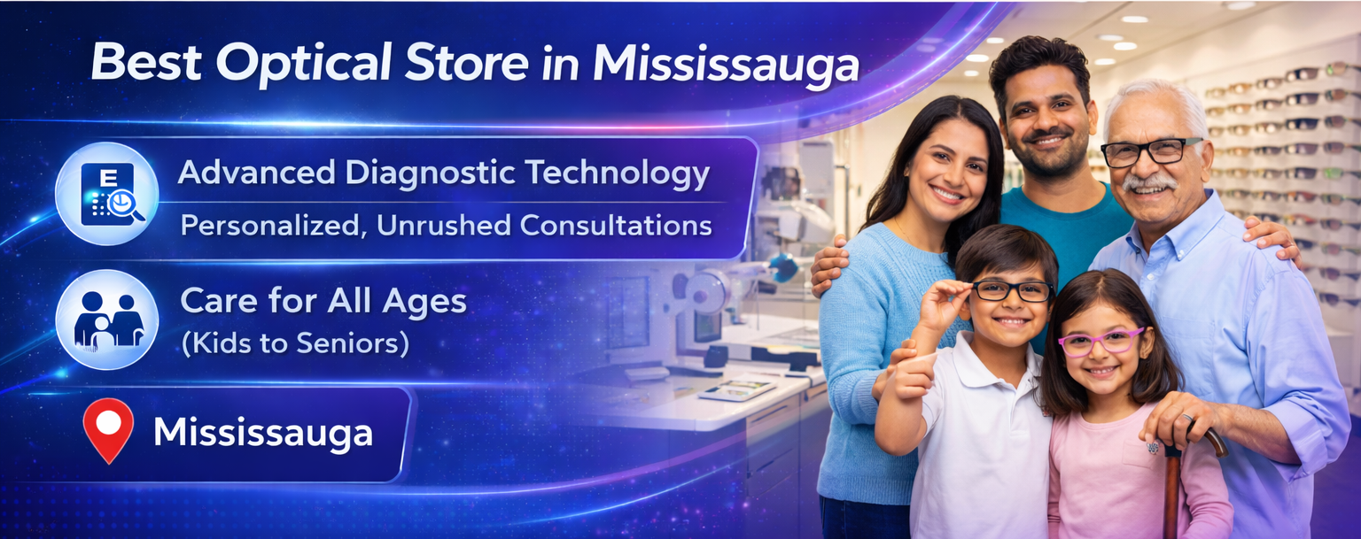 Best Optical Store in Mississauga - Advanced Diagnostic Technology, Care for All Ages